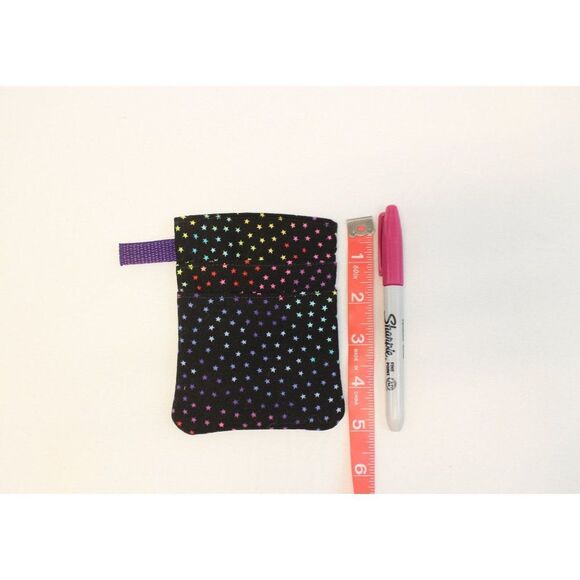 Rainbow Stars Scrub POCKET Insert, Organizer and Protector for Nurses, Doctors - Picture 2 of 4